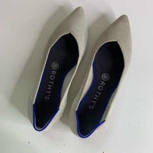 Flax Birdseye Rothys 7.5